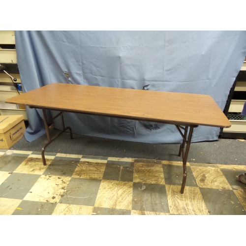 6 foot 2025 wood folding table